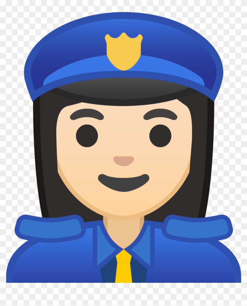 Download Svg Download Png - Police Officer Emoji Clipart