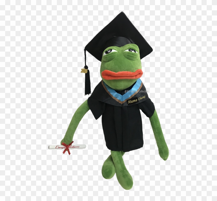 Pepe The Frog Polyu / Pepe The Frog理大畢業公仔 - Stuffed Toy Clipart