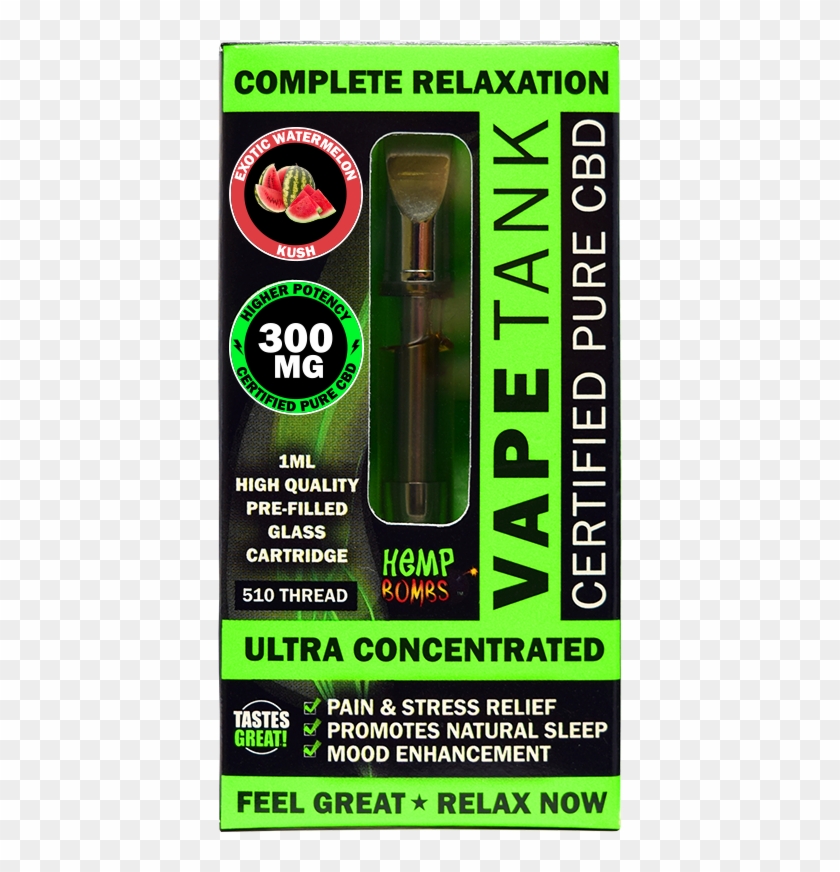 Vape Tank 300mg Watermelon 800x800px - Cannabidiol Clipart #1788389