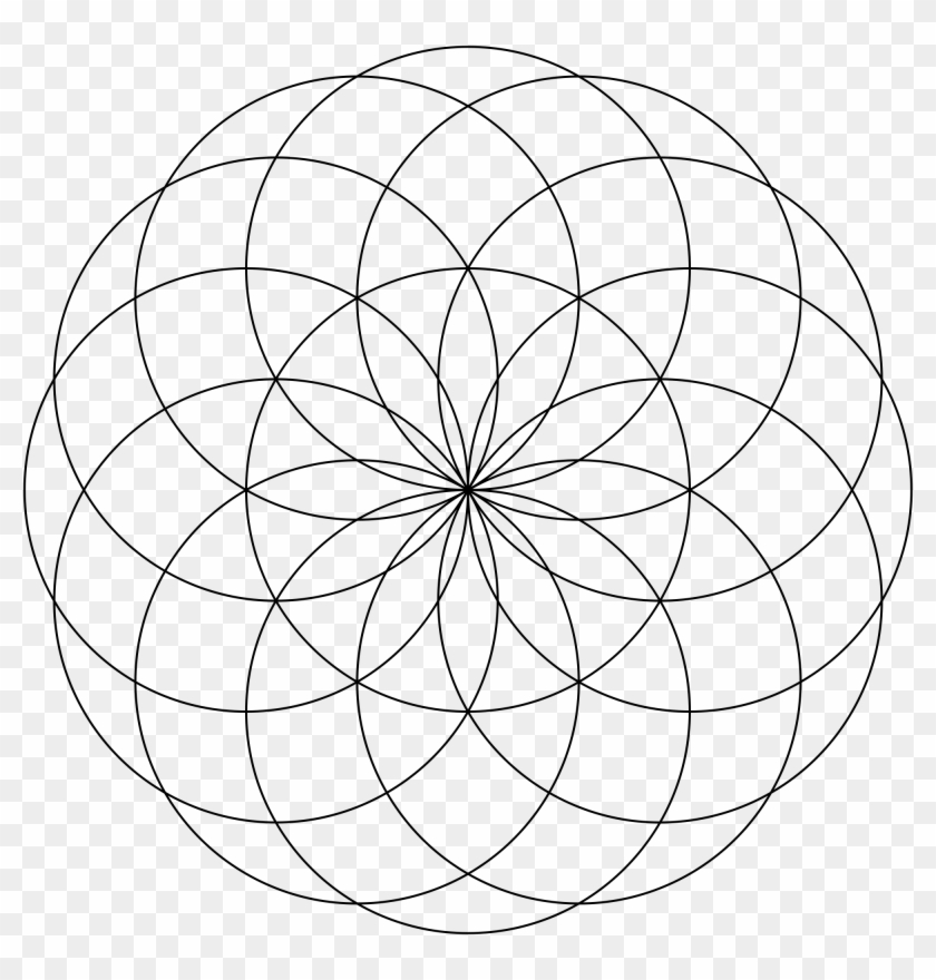 Seed Of Life Png - Antenna Polar Plot Graph Clipart