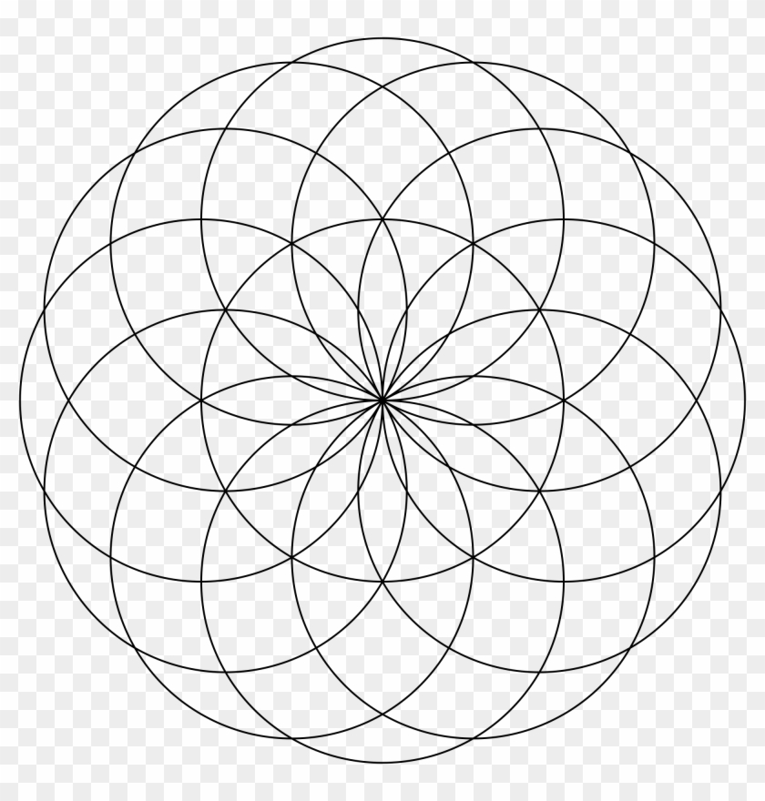 Seed Of Life Png - Antenna Polar Plot Graph Clipart #1788552