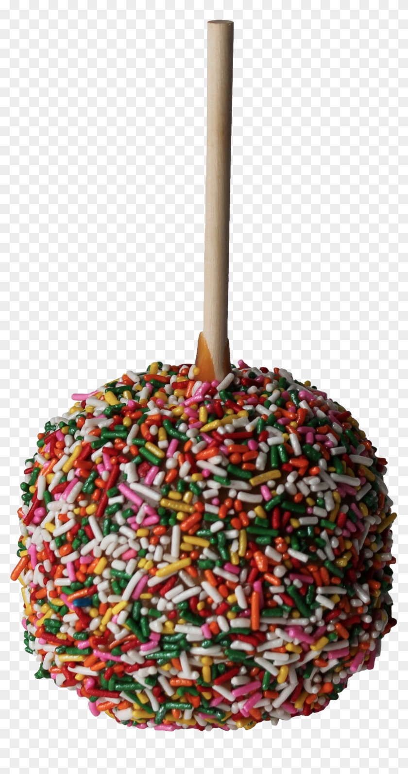 Sprinkles Caramel Apple - Fruit Clipart
