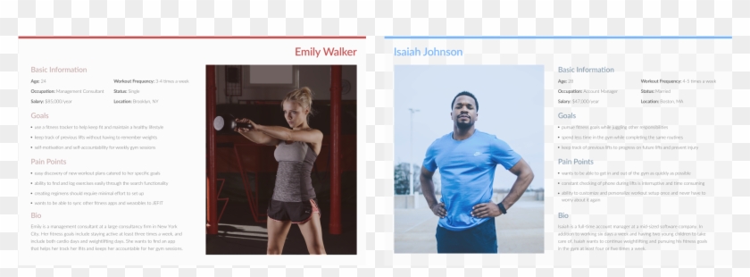 Creating These Two Personas Helped Guide Me In Understanding - Squat Clipart #1789174