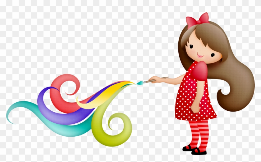 Яндекс - Фотки - Menina Pintando Png Clipart