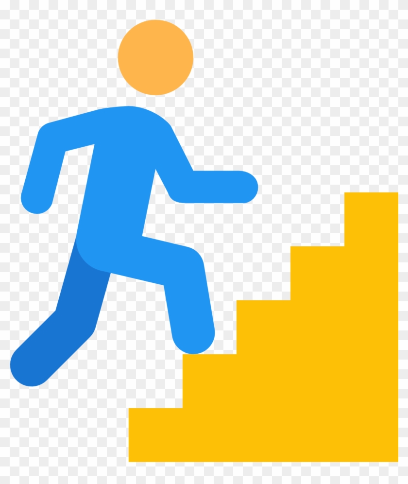 Stairs Clipart Icon - Climbing Steps Png Transparent Png #1790090