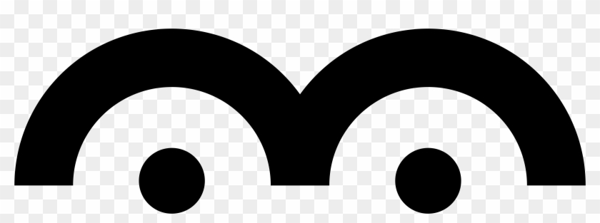 Raised Eyebrow Marks - Circle Clipart