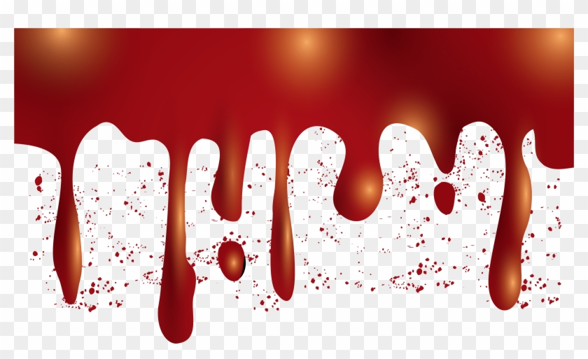 Halloween Bloody Border Transprent Png - Halloween Logo Blood Transparent Clipart #1790309