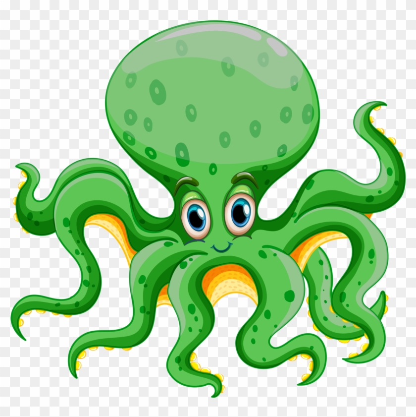 Jellyfish Clipart Ocean Life - Water Animals Clipart - Png Download
