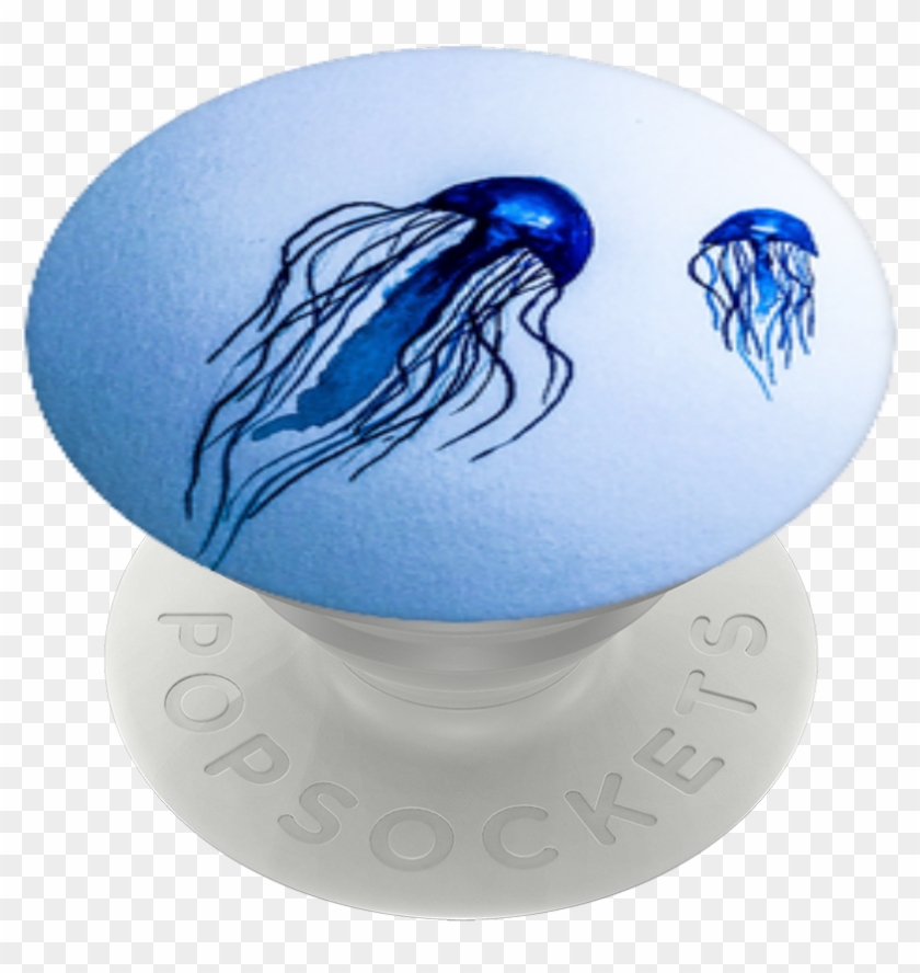 Serene Jellyfish, Popsockets - Jellyfish Clipart