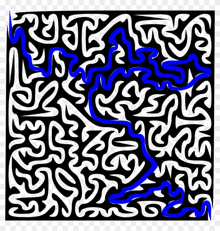 This Free Icons Png Design Of Solution To Maze Puzzle Clipart