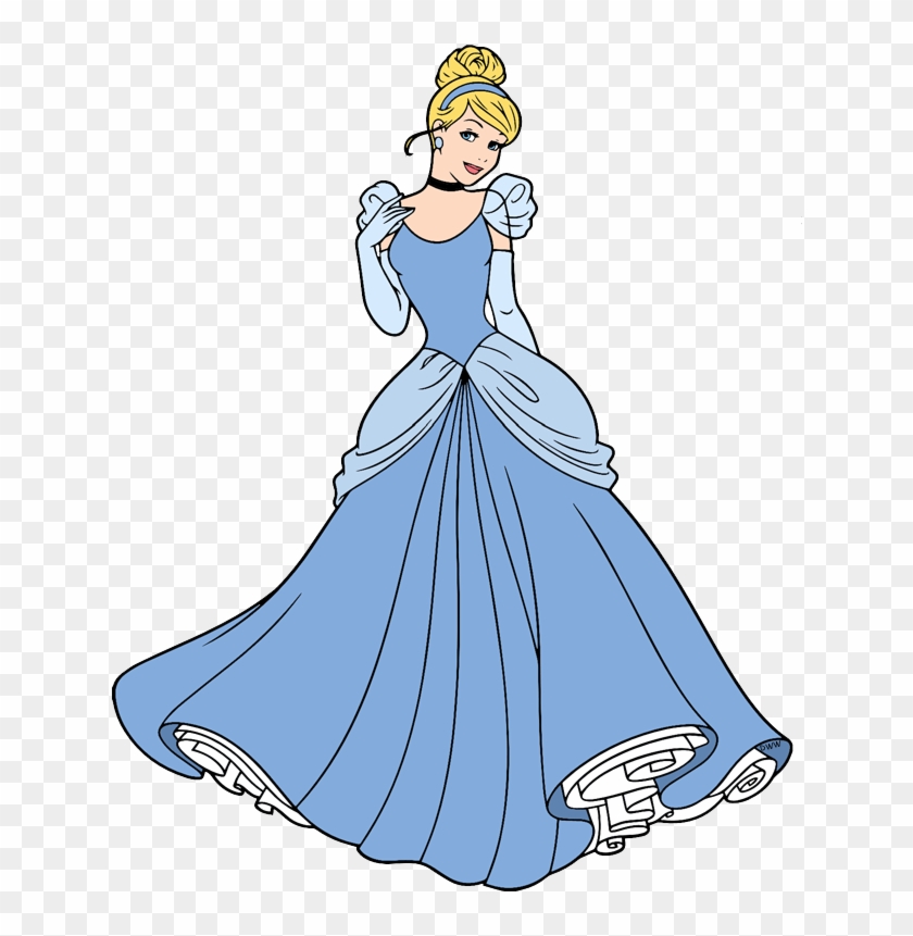 Pretty Cinderella - Disney Princess Cinderella And Prince Charming Christmas Clipart