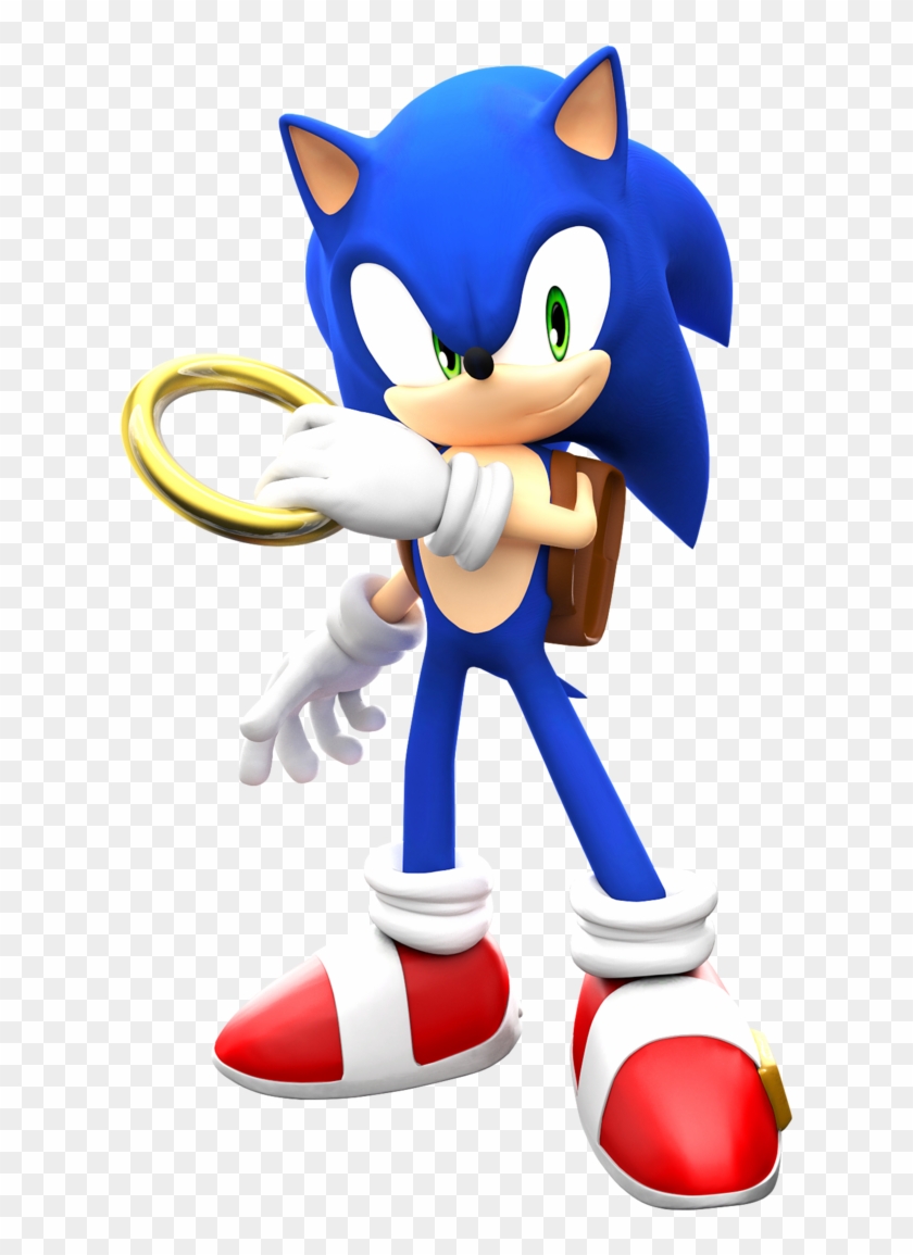 Sonic Holding A Ring Clipart