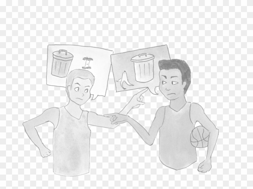 From Pick Up Games To Professional Leagues, Trash Talking - People Trash Talking Clipart
