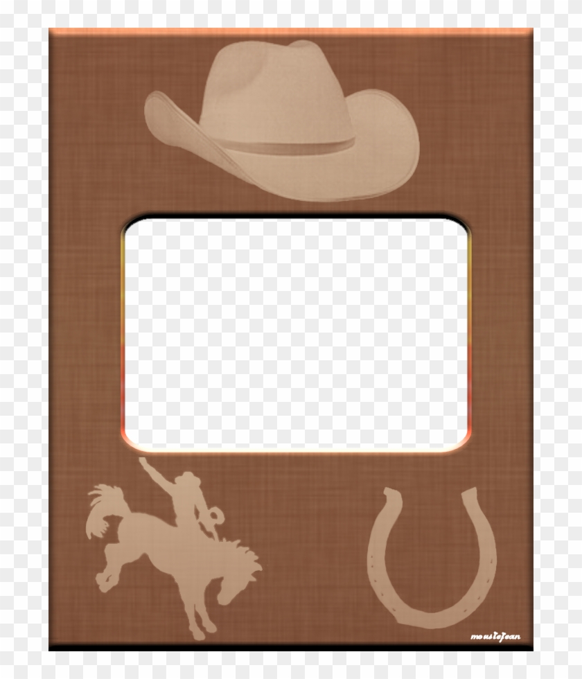 Frames Photo Cowboy - Siêu Âm 14 Tuần Con Trai Clipart