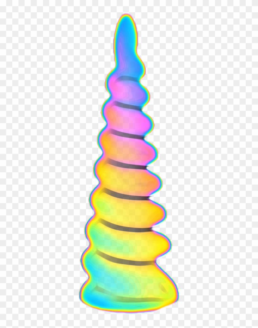 #unicorn #horn #holographic #uni #freetoedit - Horn Unicorn Clipart - Png Download