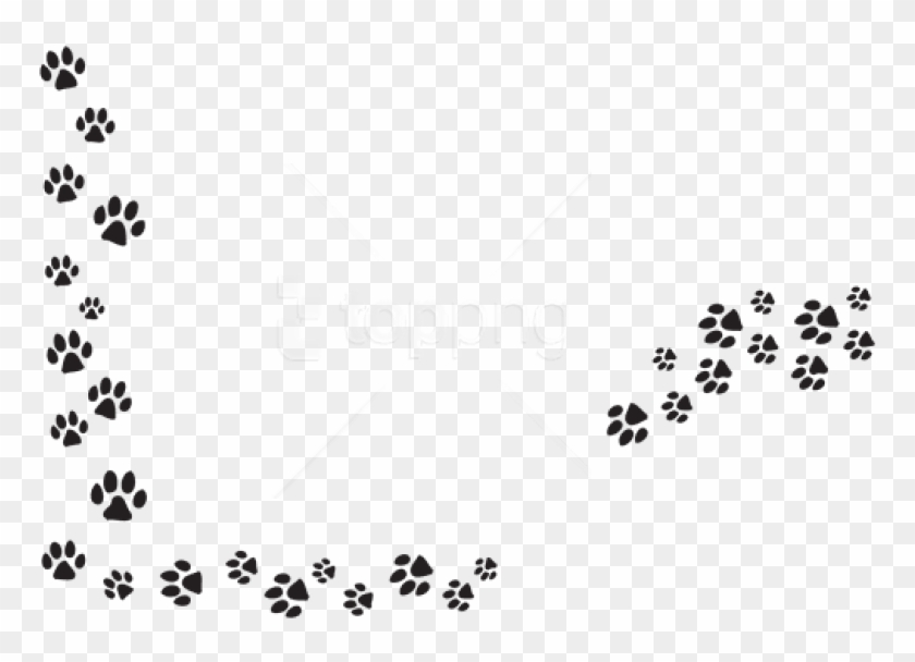 Free Png Download Series Of Paw Prints Png Images Background - Transparent Background Dog Print Png Clipart