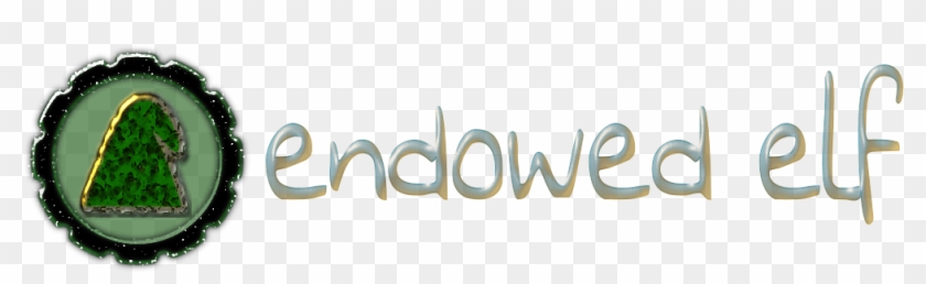 Endowed Elf - Calligraphy Clipart