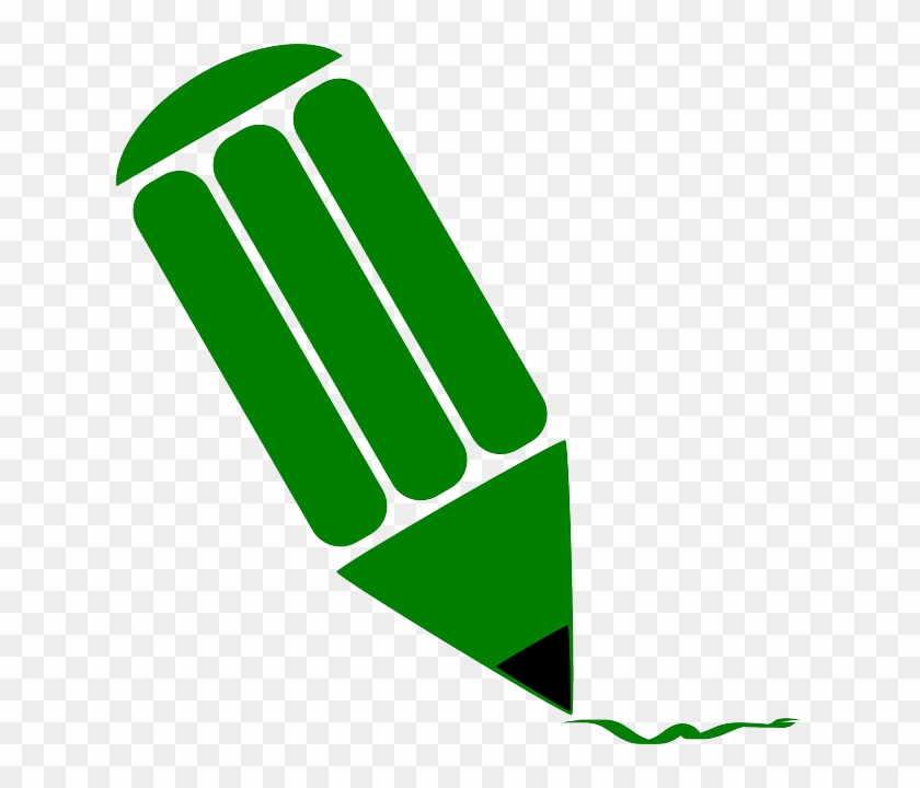 Crayon Scribble Cliparts - Green Pen Icon Png Transparent Png