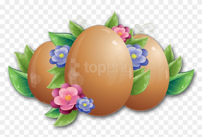 Download Easter Eggs Decoration Png Images Background - Feliz E Santa Pascoa Clipart