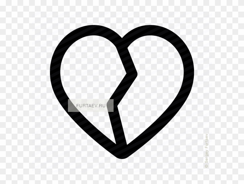 Collection Of Free Black Vector Broken Heart - Heart Broken Vector Clipart