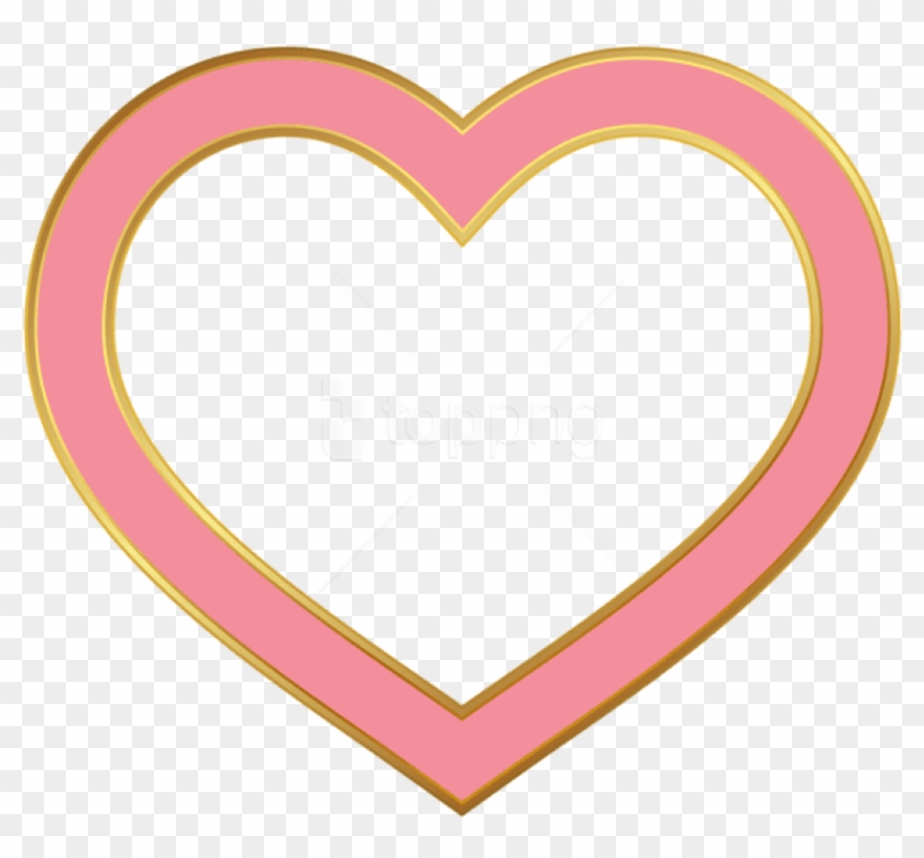 Free Png Heart Border Pink Png Images Transparent - Heart Border Clipart #1793333