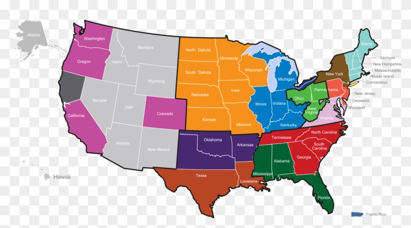 Usa Map - 1920 Presidential Election Us Clipart
