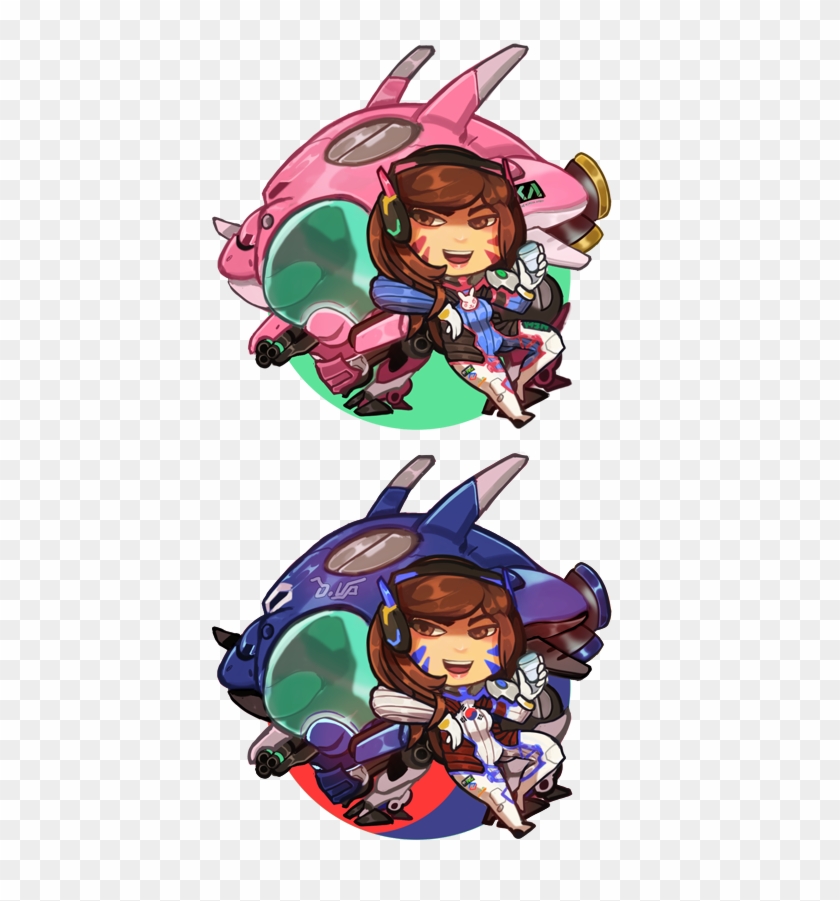 Classic And Taegeukgi Dva By Stupah - Taegeukgi Skin D Va Clipart #1794134
