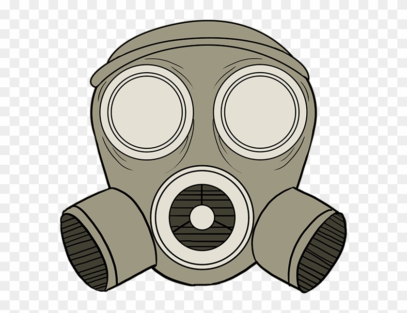 How To Draw A Really Easy Tutorial - Gas Mask Easy Drawing Clipart
