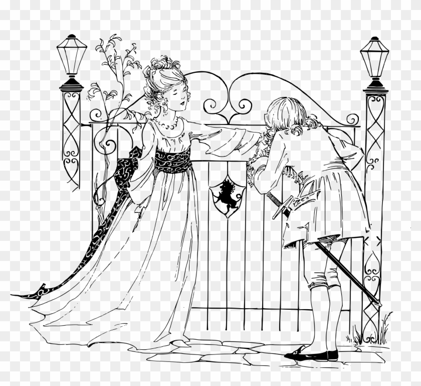 This Free Icons Png Design Of A Prince Kissing The Clipart #1794440