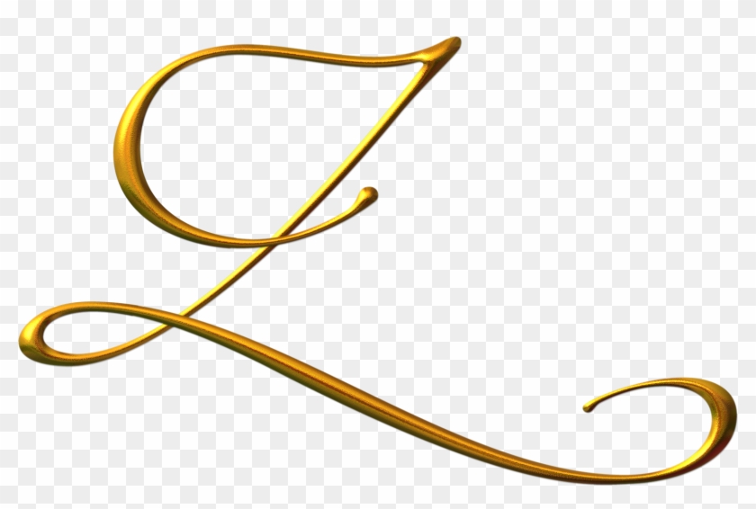 Alfabeto Dorado Png - Letra Z Dorada Png Clipart
