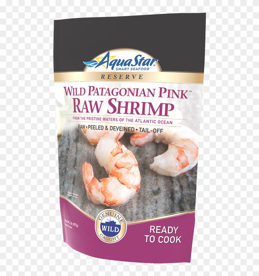 Wild Patagonian Pink Shrimp Raw Peeled Tail-off - Scampi Clipart #1794667