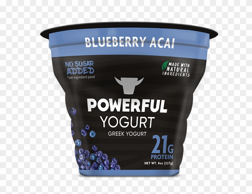 Blueberry Acai Yogurt - Power Yogurt Clipart