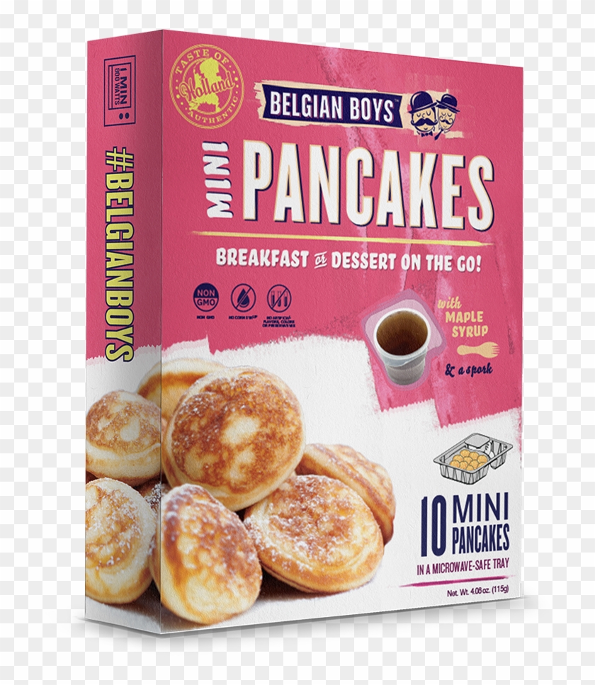 On The Go - Belgian Boys Mini Pancakes Clipart #1794856