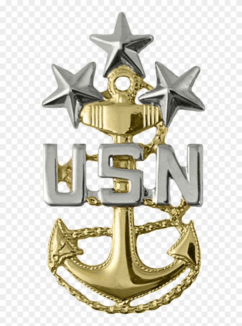 Mcpon Collar Device And Crow Clipart - Master Chief Petty Officer Of The Navy Anchor - Png Download