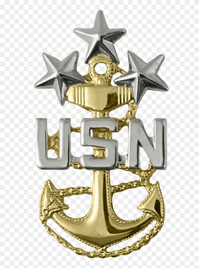 Mcpon Collar Device And Crow Clipart - Master Chief Petty Officer Of The Navy Anchor - Png Download #1795219