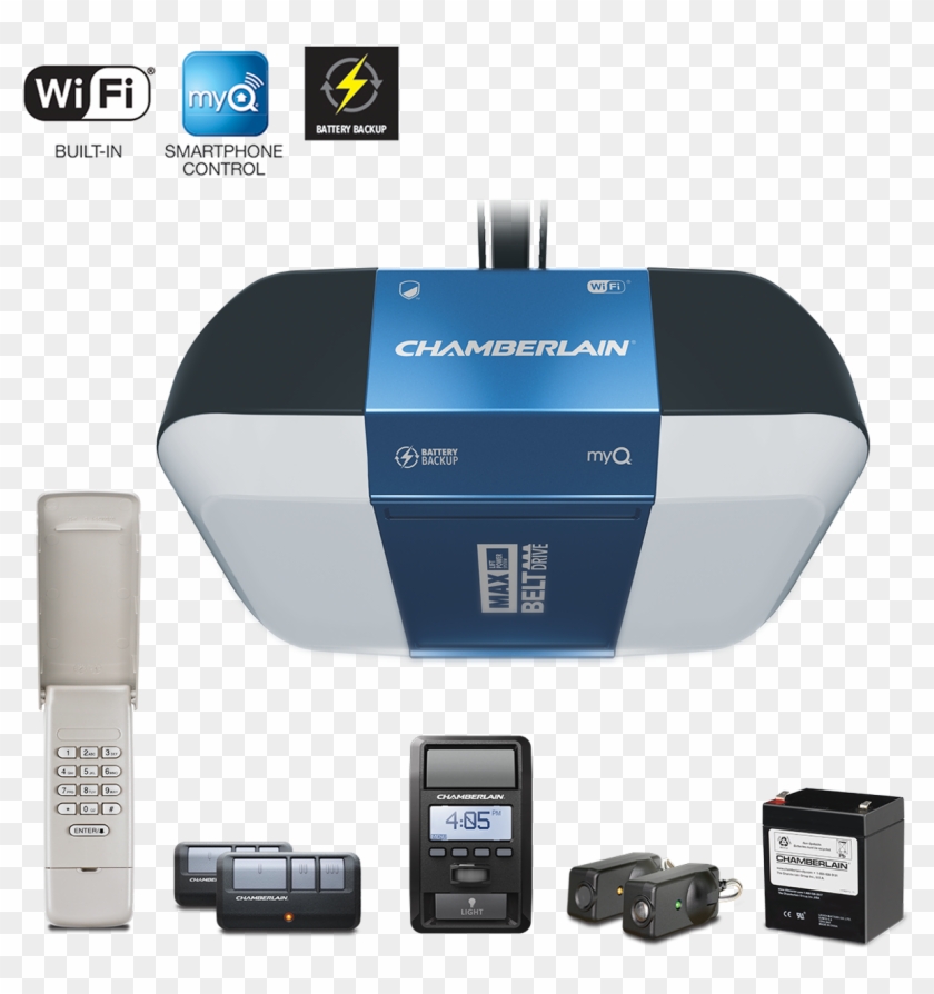 Chamberlain B1381 - Garage Door Opener Clipart