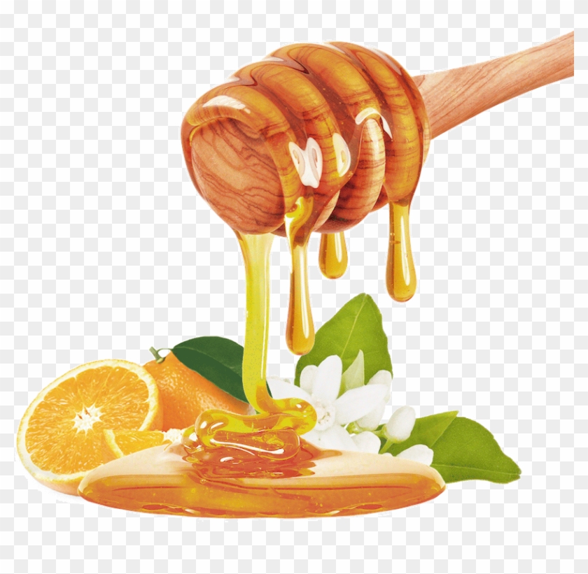 Honey Type Azahar - Honey On Fruits Clipart