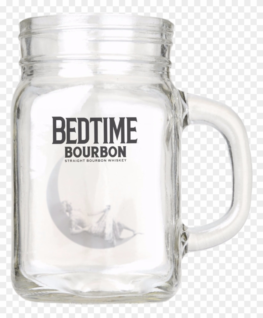 Bedtime Bourbon Mason Jar - Beer Stein Clipart