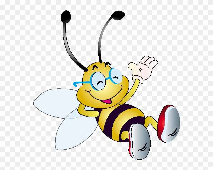 Honey Bee Images Cartoon Png - Transparent Background Bee Png Clipart #1795474