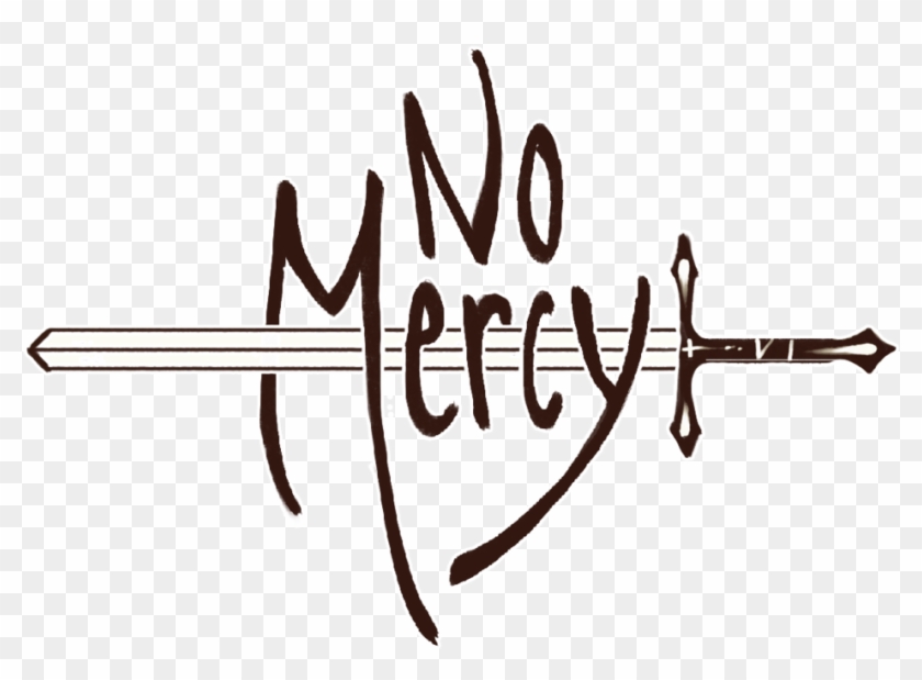 No Mercy Logo Stroke - Calligraphy Clipart