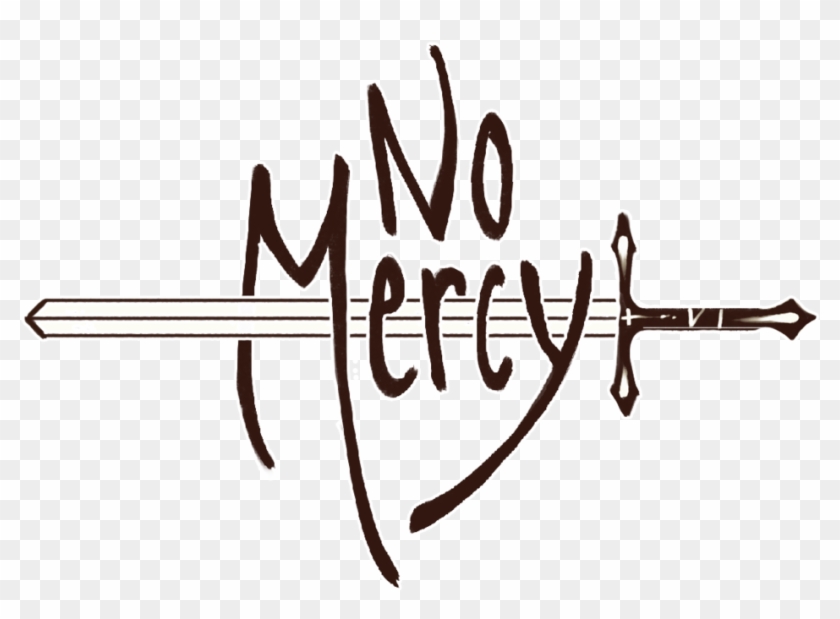 No Mercy Logo Stroke - Calligraphy Clipart #1795551