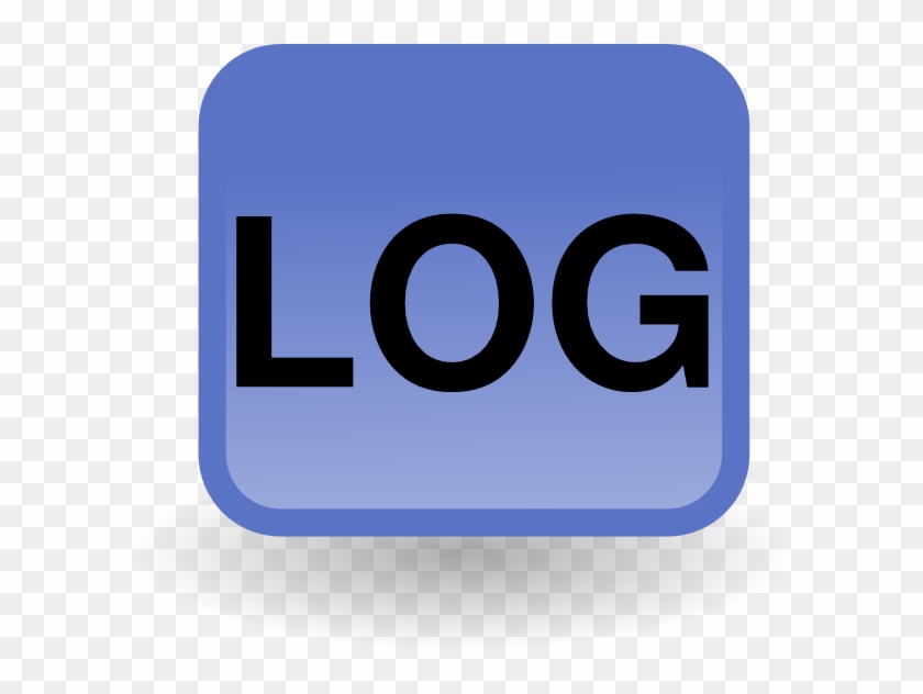 Log Icon Clip Art - Electric Blue - Png Download