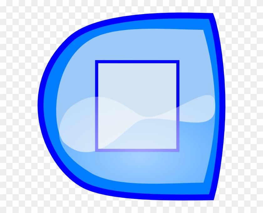 Blue Stop Button Svg Clip Arts 600 X 600 Px - Png Download