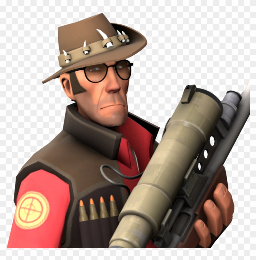 661kib, 894x894, Sniper Png Tf2 5 - Снайпер Тим Фортресс 2 Clipart #1796002