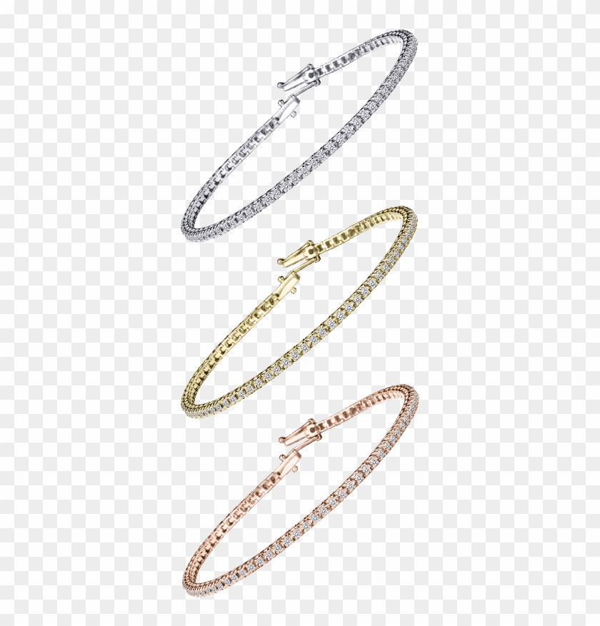 Bracelet Tu Es Ma Rivière D'amour, Diamants 1 Ct - Bracelet Riviere De Diamant Clipart