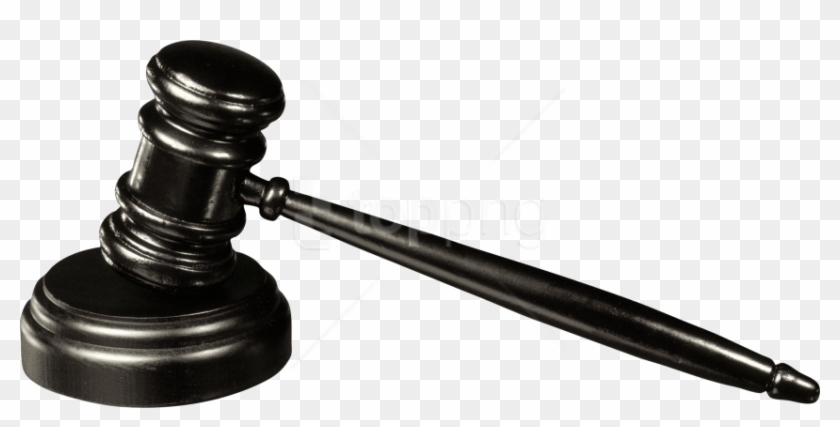 Free Png Gavel Png Images Transparent - Black And White Gavel Clipart