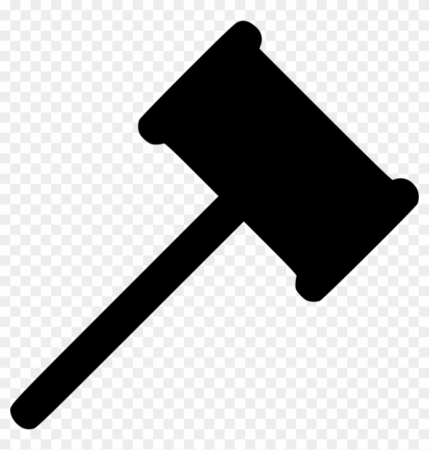 Hammer Judge Svg Png - Hammer Judge Png Icon Clipart #1796614