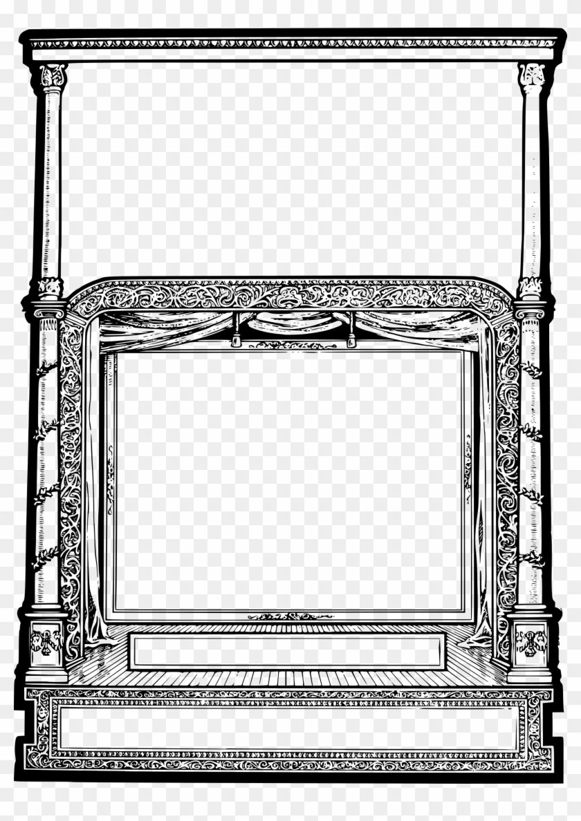 This Free Icons Png Design Of Dramatic Stage Frame Clipart