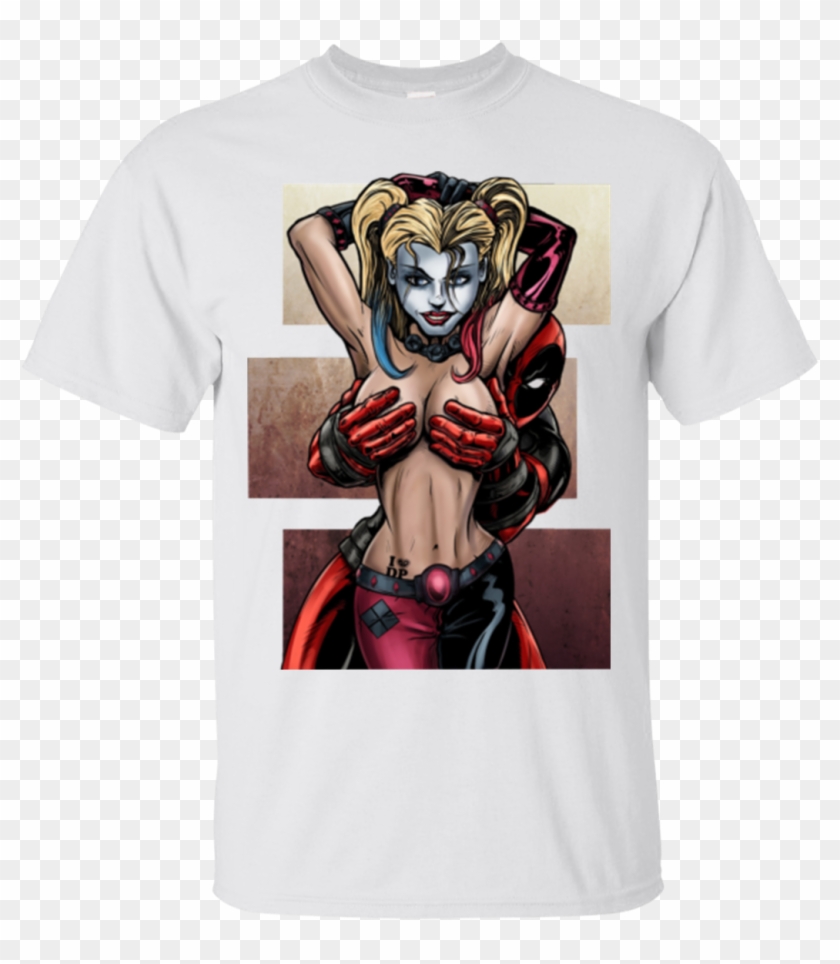 Graphic Freeuse Download Deadpool Hoodies Sweatshirts - Harley Quinn Sexy Shirt Clipart #1797006