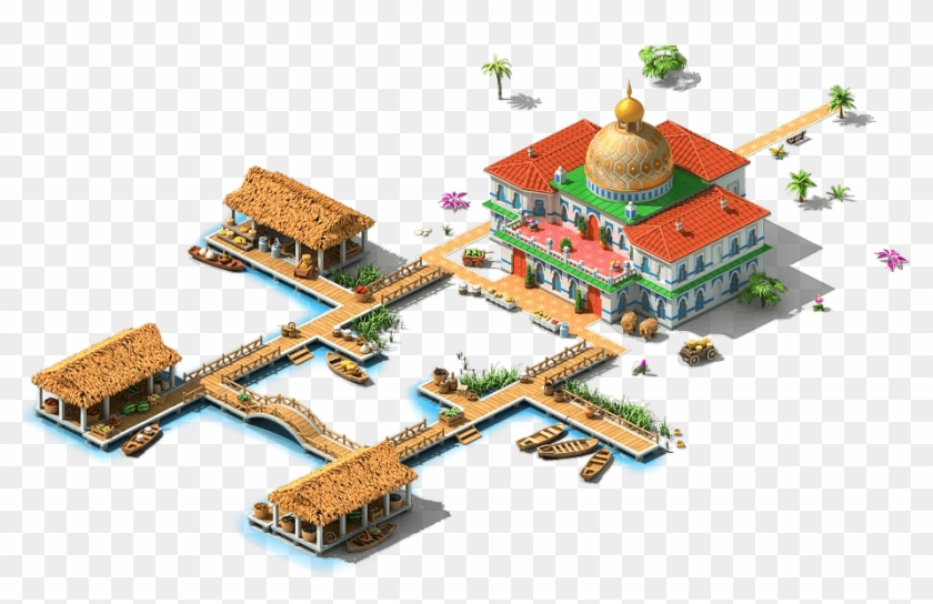 Floating Market Png - Playset Clipart